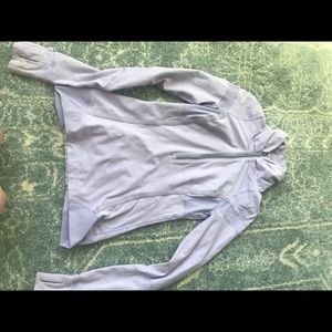 Lululemon pullover in static lilac size 6